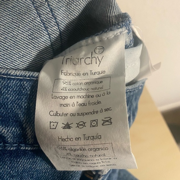 Triarchy Women’s Denim Jeans High Waisted Skinny Responsible Denim Size 28 NWT - Picture 15 of 15